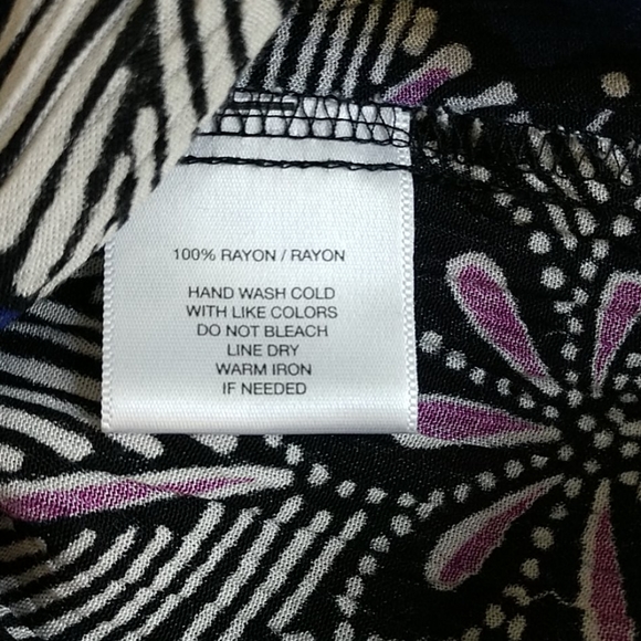 Skirt Elastic Crinkle Flowy Boho Petite Sag Harbor - Picture 7 of 7